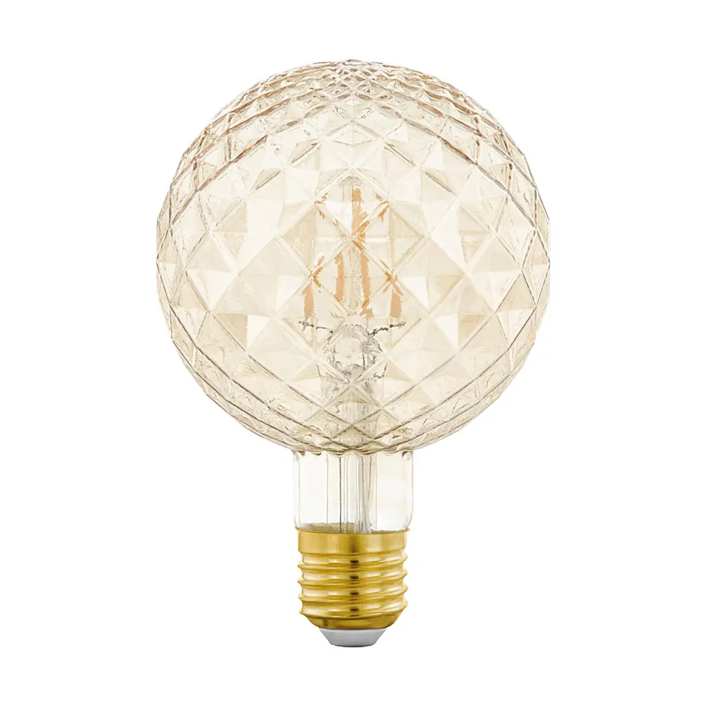 LED izzó E27 G95 2W 2200K 200Lm amber 