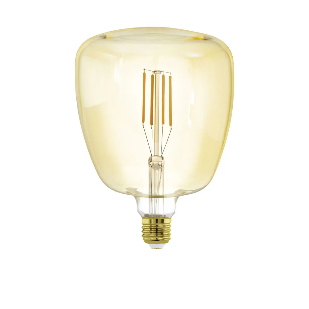 LED izzó E27 T140 4W 2200K 400Lm amber 