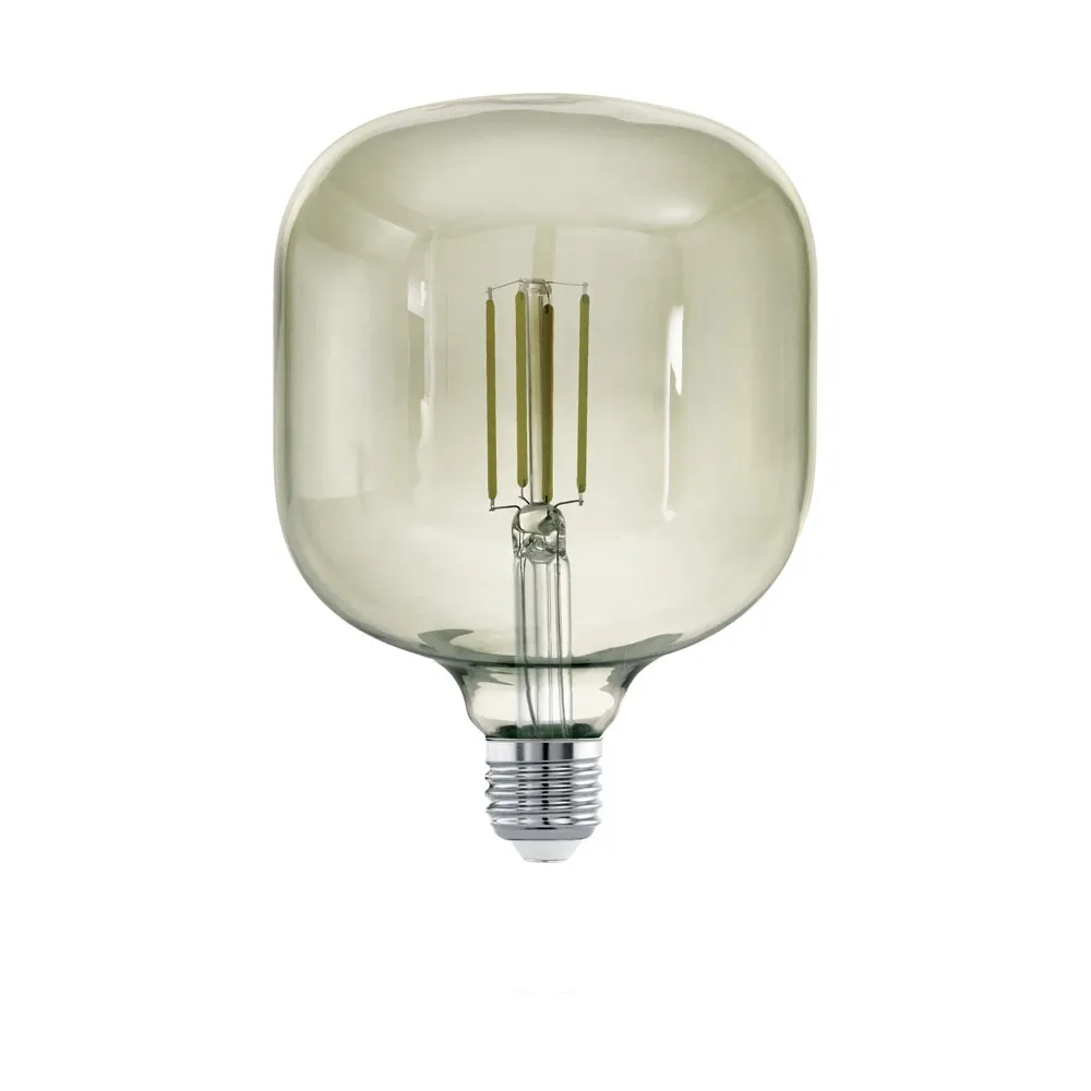 LED izzó E27 T125 4W 3000K 380Lm smoky 