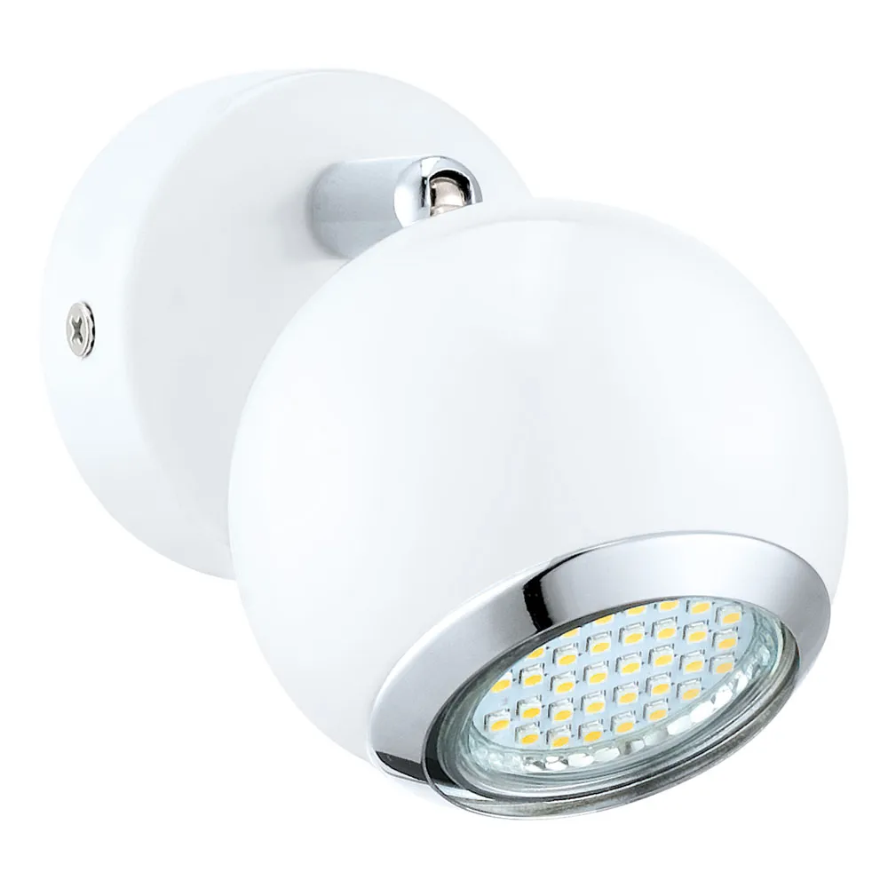 Karos LED spotlámpa GU10 3W 3000K fehér/króm Bimeda