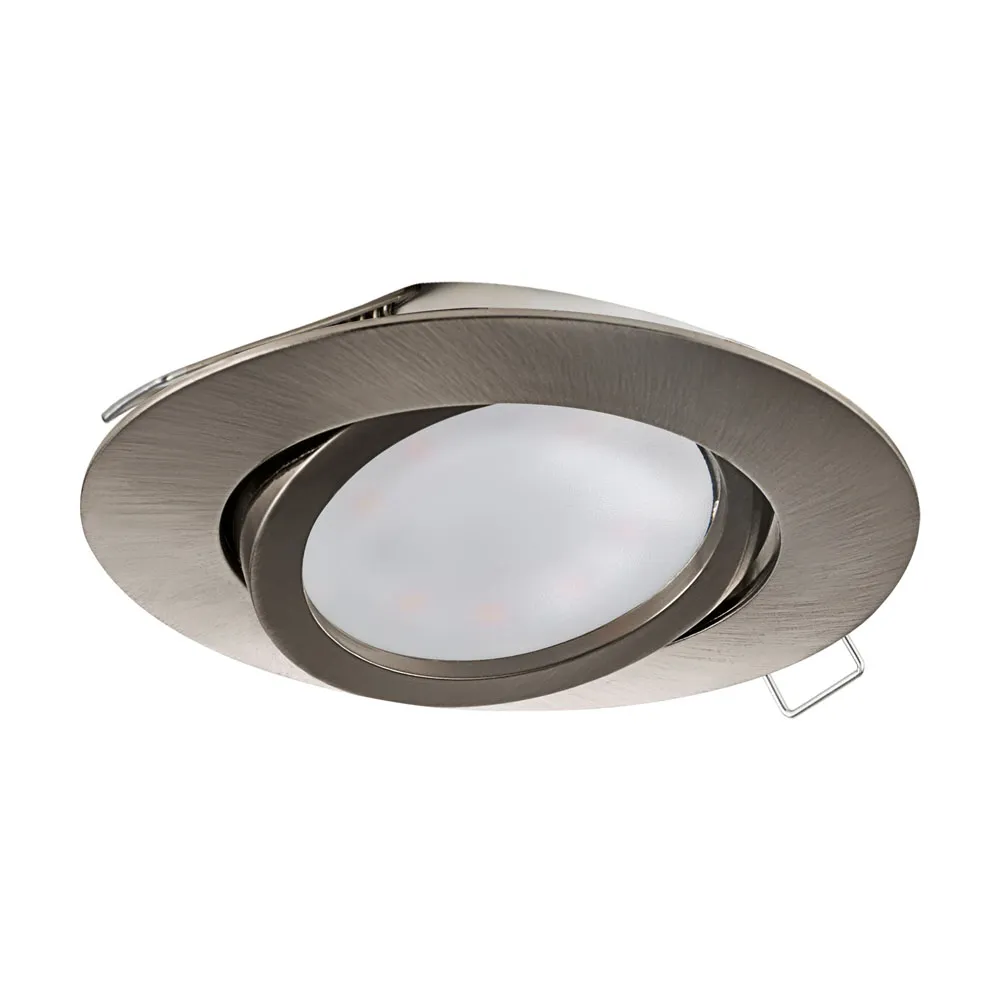 Beltéri LED beépíthető lámpa GU10 1x5W m.nikkel
