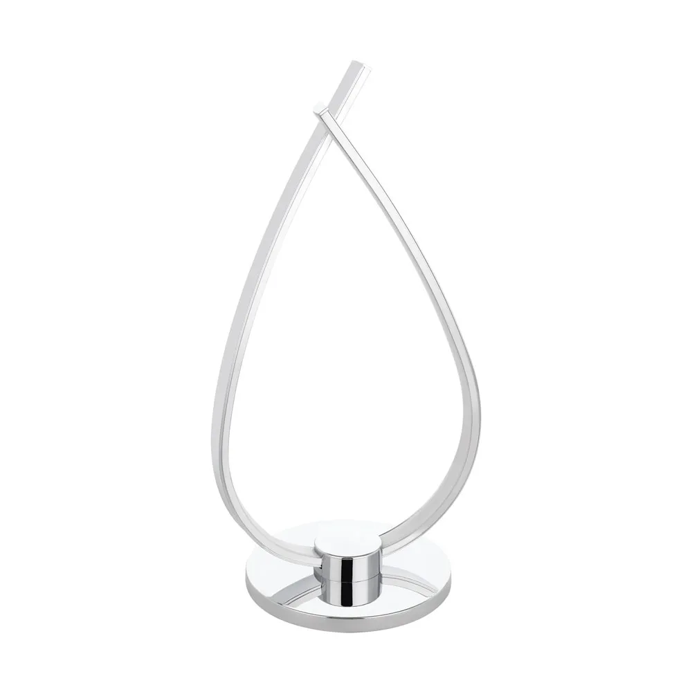 Beltéri LED asztali lámpa 14W 1200lm króm/fehér Roncade...