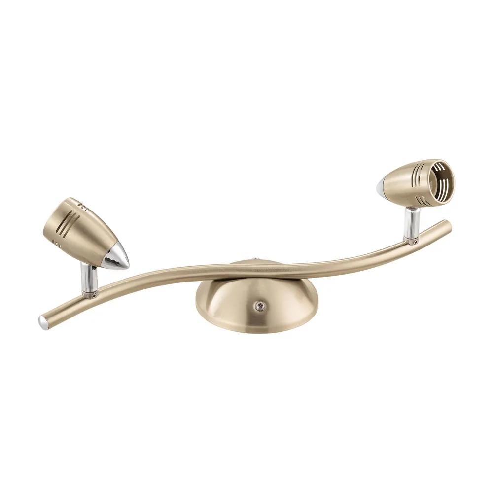 Magnum Beltéri karos spotlámpa egyenes 2xGU10 bronz 