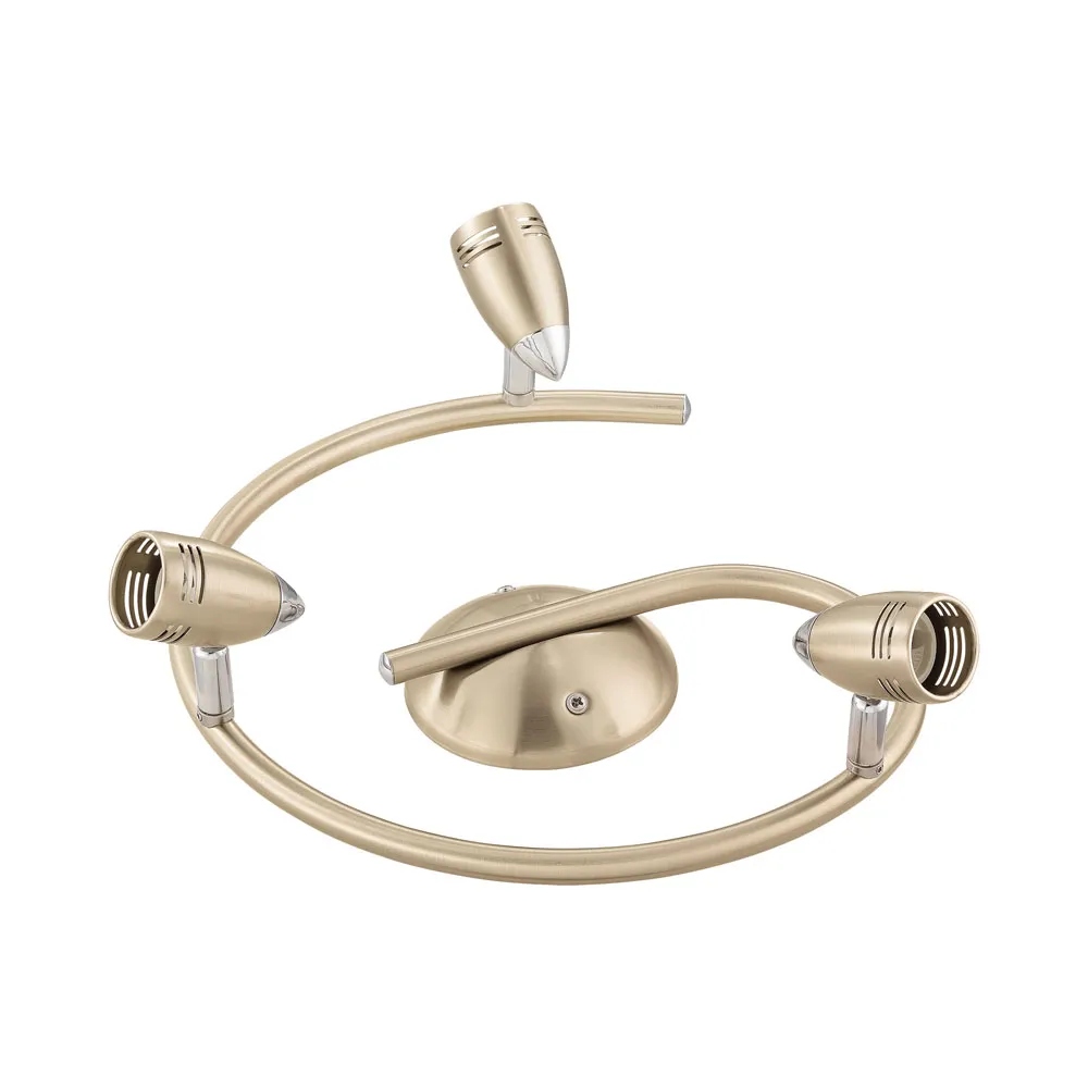 spotlámpa G-forma 3xGU10 bronz Magnum 