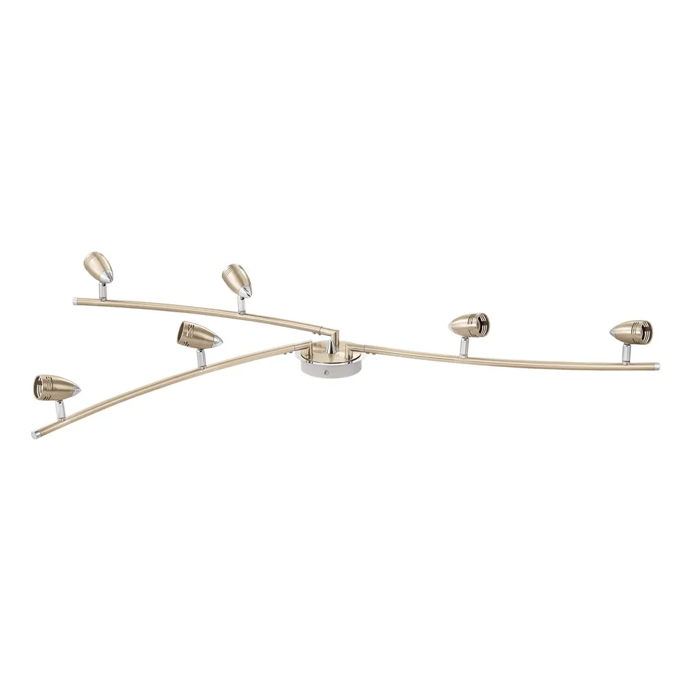 Beltéri karos spotlámpa 6xGU10 50W bronz Magnum