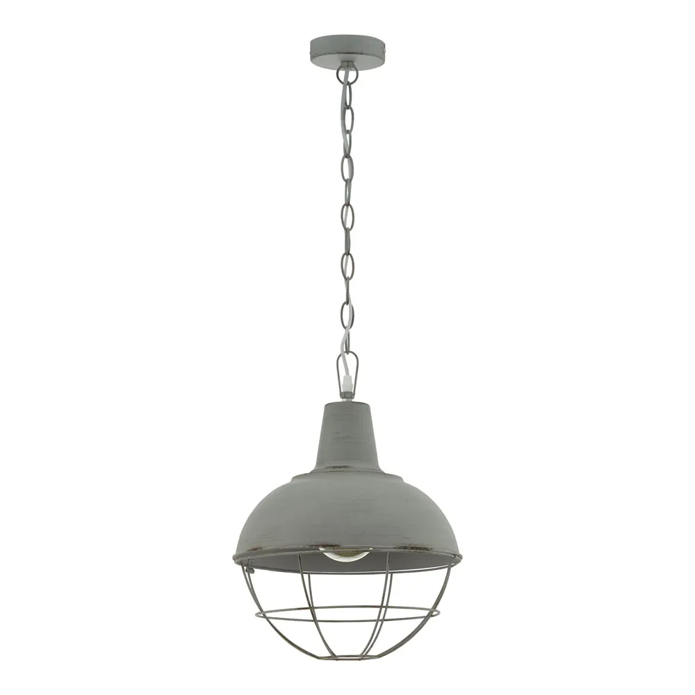 Függeszték E27 1x60W szürke Cannington