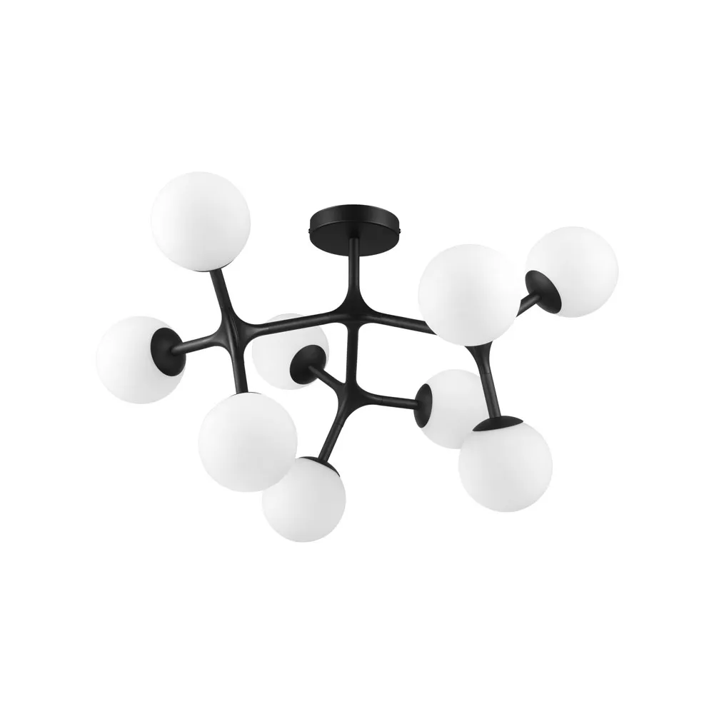 Beltéri LED mennyezeti lámpa G9 9x3W fekete/fehér MARAGALL...