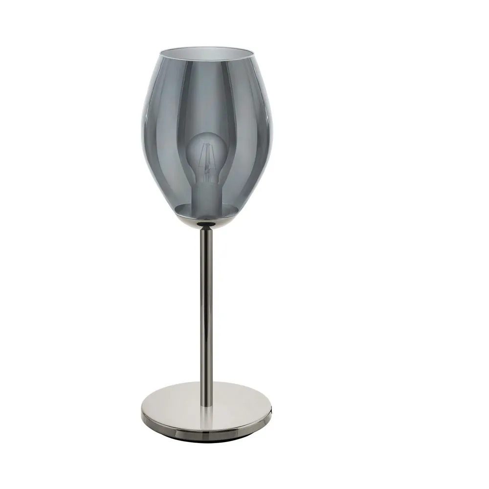 Asztali lámpa E27 1x60W átl.fekete Estanys