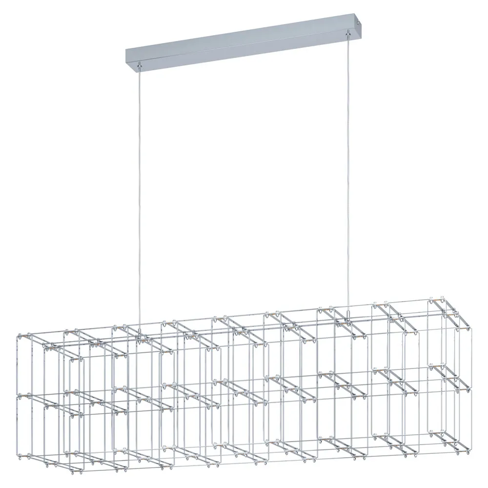 Beltéri LED függeszték 60,75W 6950Lm króm Frontera