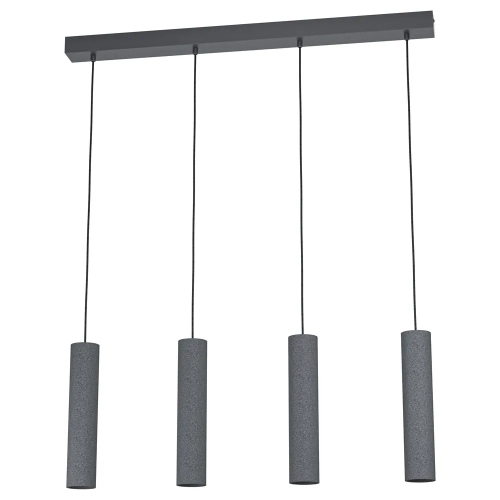 Beltéri LED függeszték GU10 4x4,5W antracit Mentalona