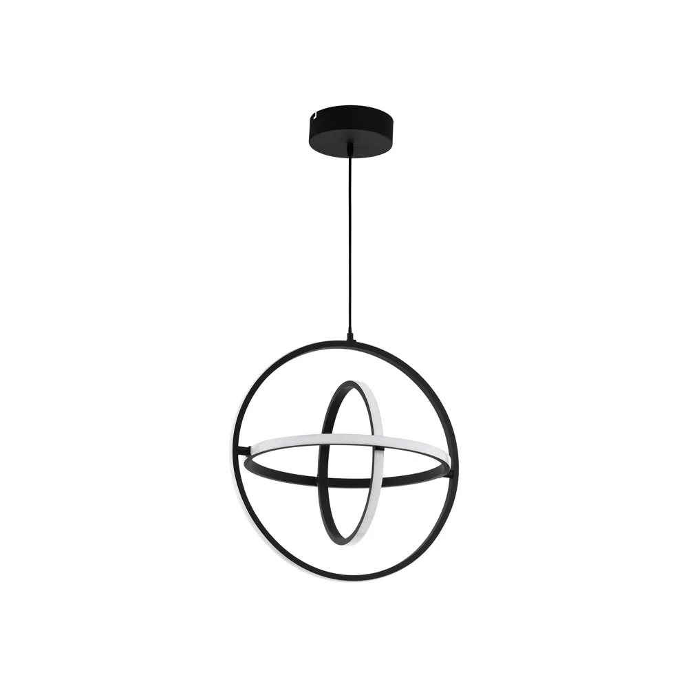 Beltéri LED függeszték 37,8W 5200Lm fekete Retornio