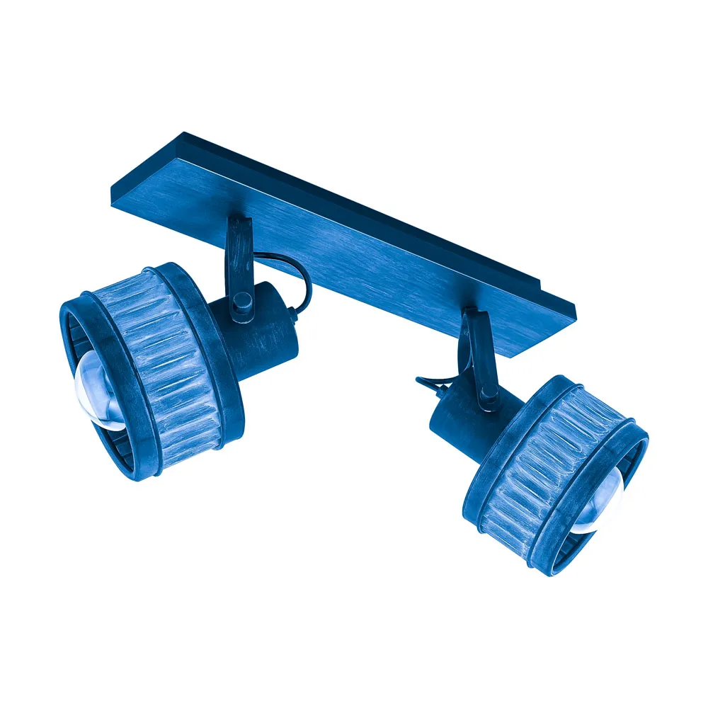 Mennyezeti lámpa E27 2x28W kék Turrock