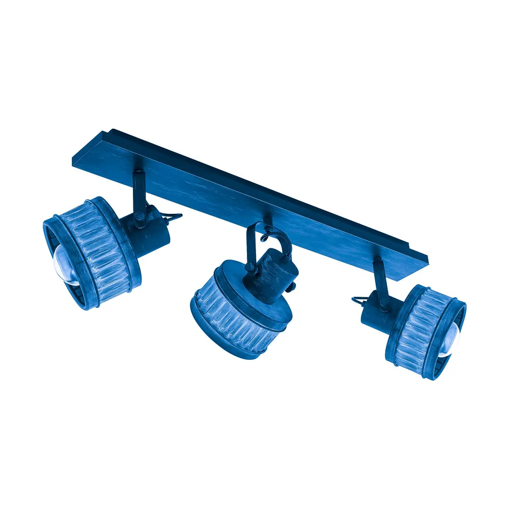 Mennyezeti lámpa E27 3x28W kék Turrock