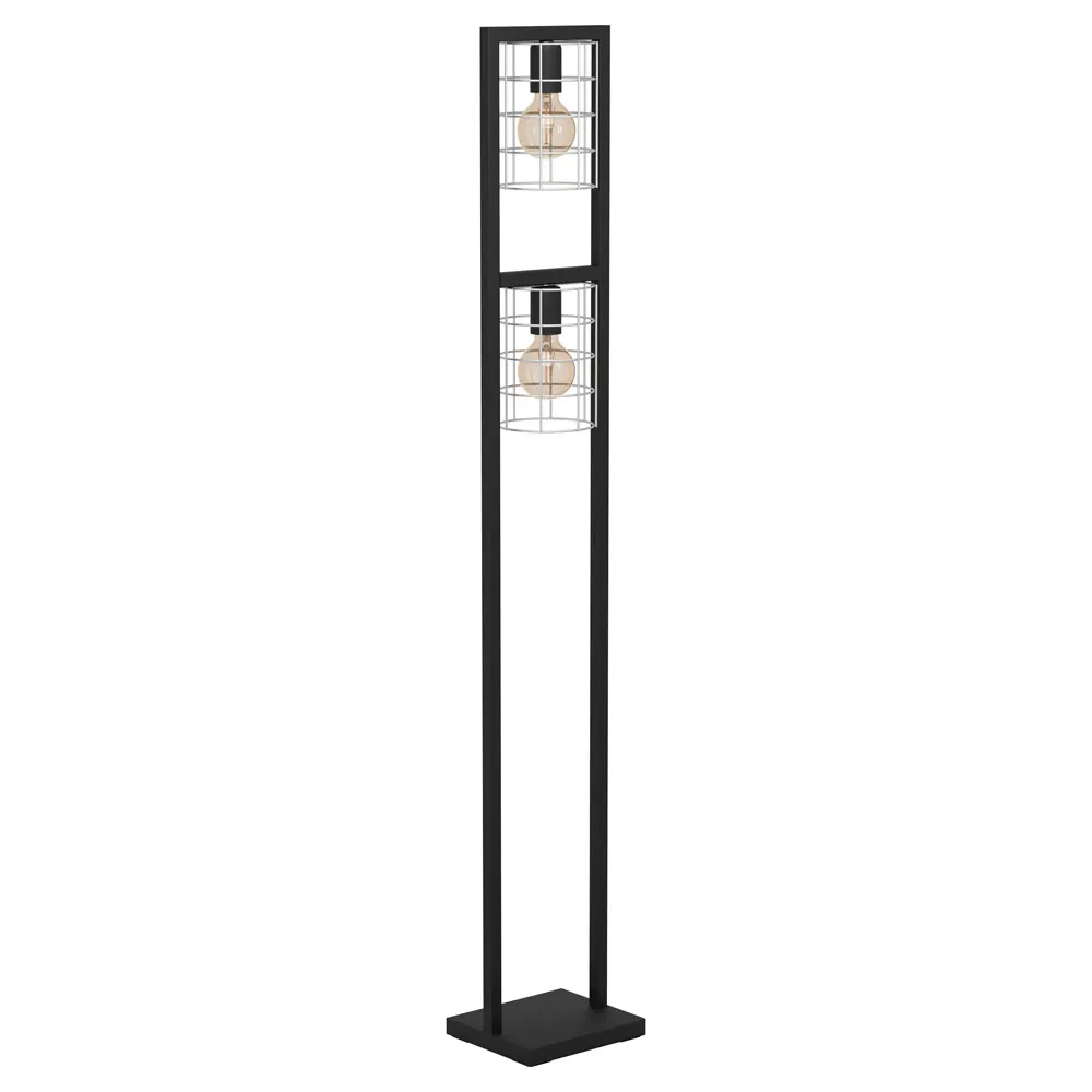 Jubily  Beltéri állólámpa E27 2x40W fekete/galv 