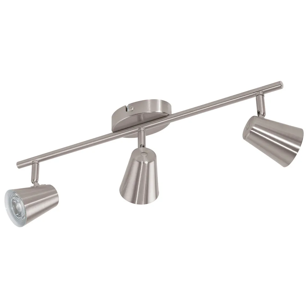 Beltéri LED karos spotlámpa 3x3,3W m.nikkel 48,5cm Travale...