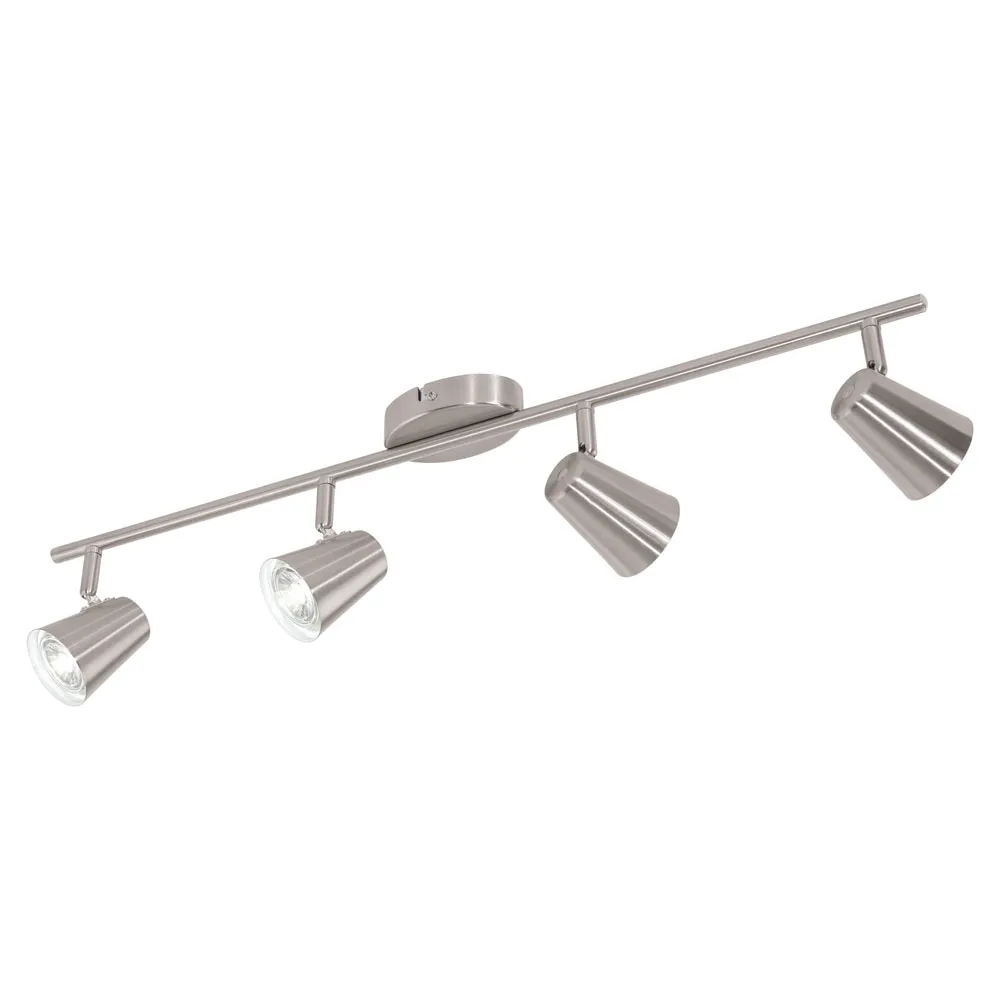 Beltéri LED karos spotlámpa 4x3,3W m.nikkel 68,5cm Travale...