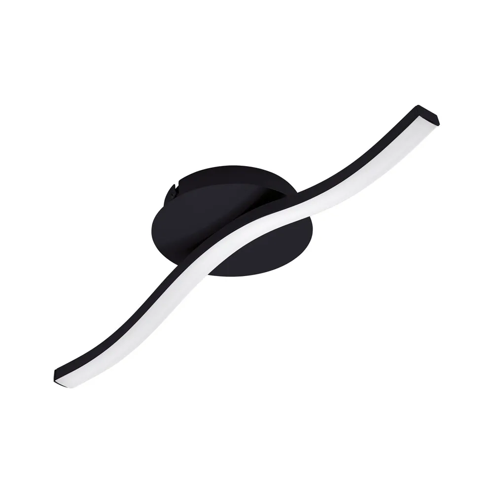 Beltéri LED mennyezeti lámpa 5W 800Lm fekete Cabezas