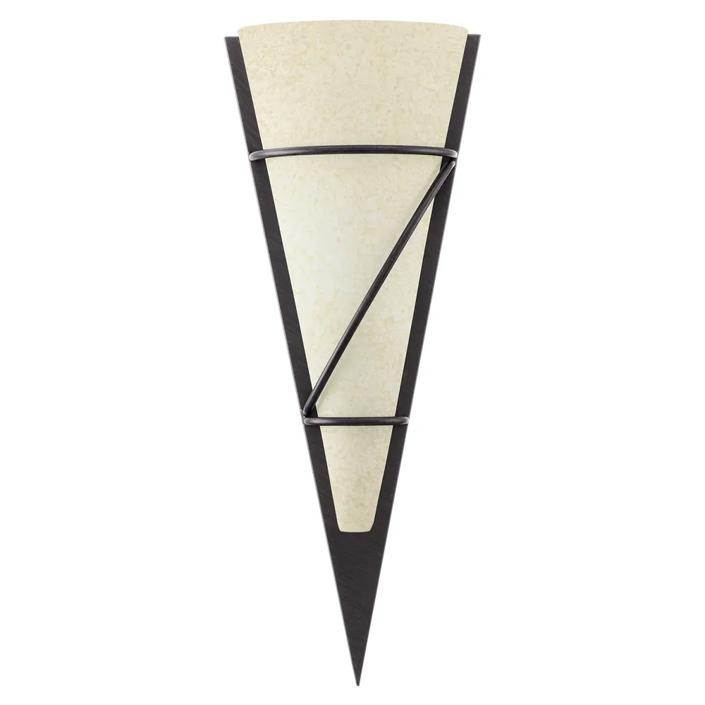 Fali lámpa E14 1*60W 48cm barna/fehér Pascal