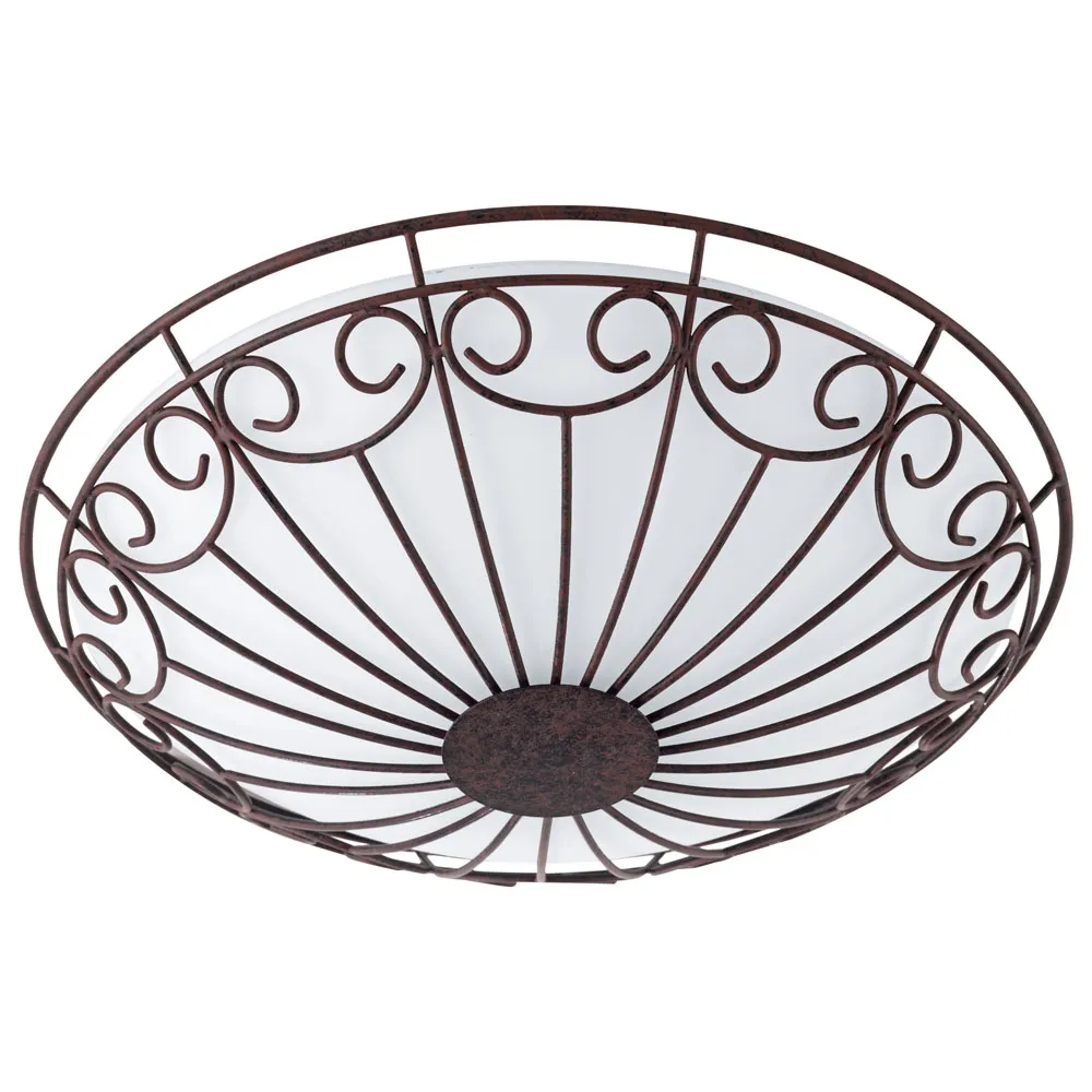 Beltéri mennyezeti lámpa E27 2x60W fehér/antikbarna Colti...