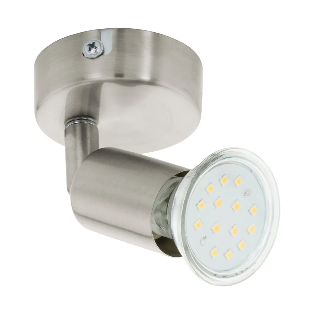 Beltéri LED fali lámpa GU10 1x3W m.nikkel BuzzLED