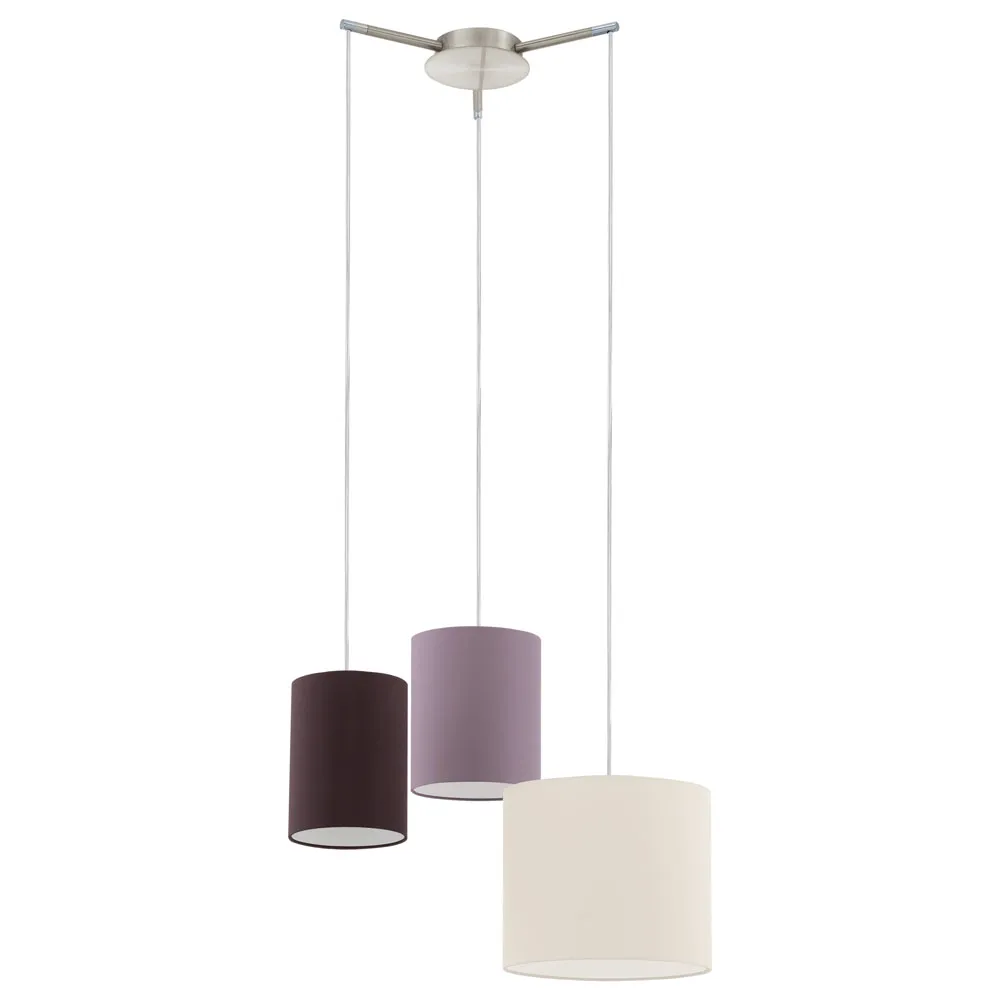 Függeszték E27 3x60W m.nikk Tombolo