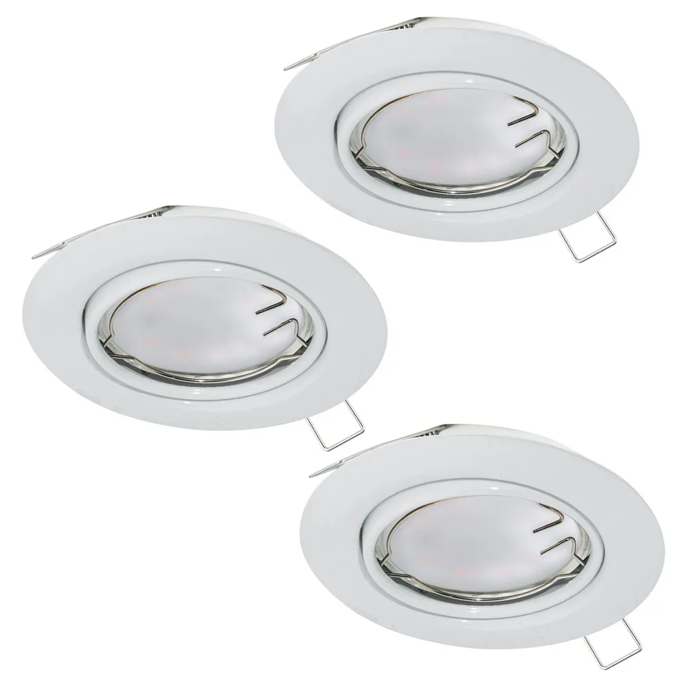 Beltéri LED beépíthető lámpa GU10 3x5W fehér Peneto