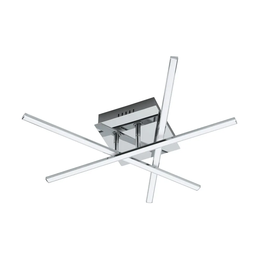 Beltéri LED mennyezeti lámpa 18W 1500lm króm/fehér Lasana...