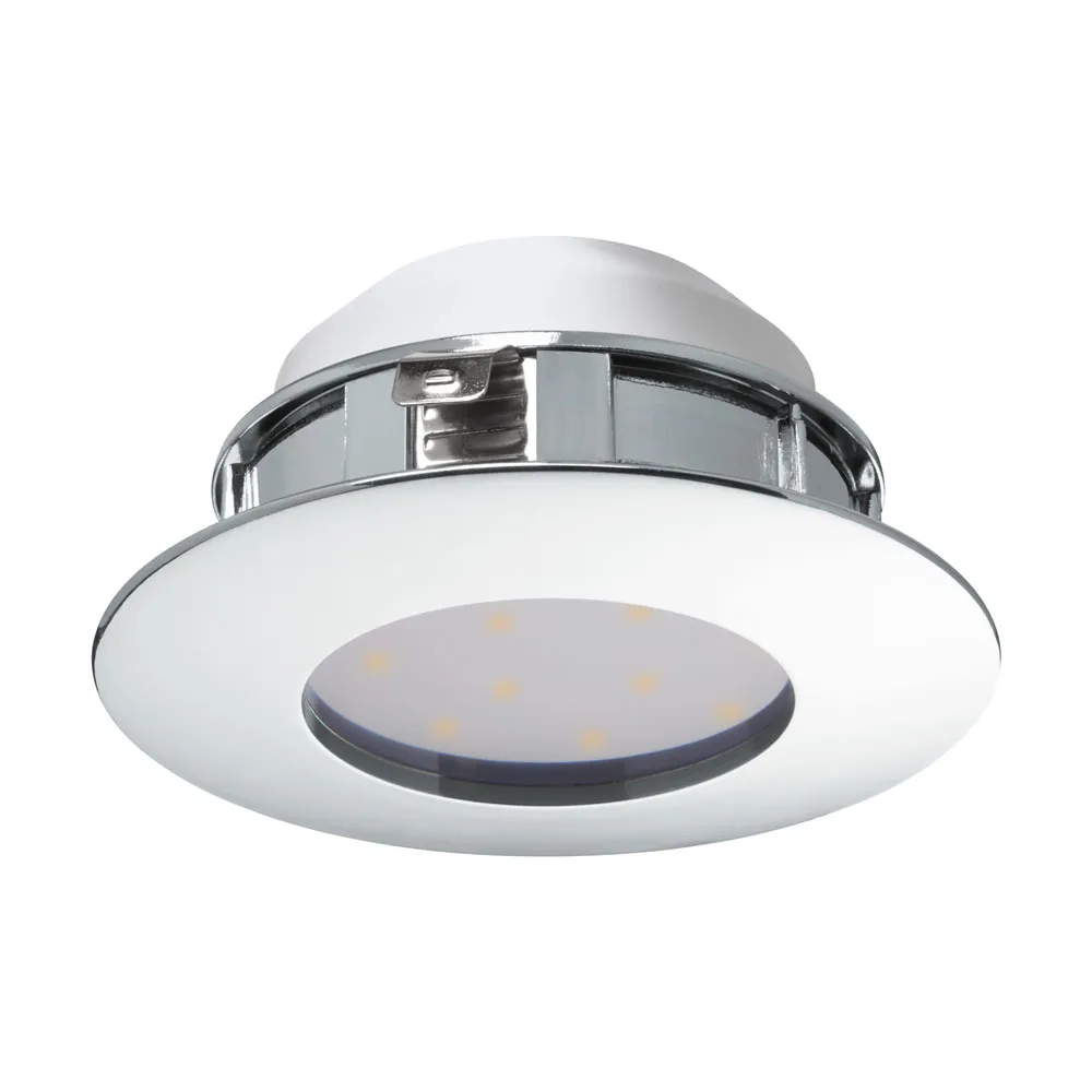 Beltéri LED beépíthető lámpa 6W 7,8cm króm Pineda