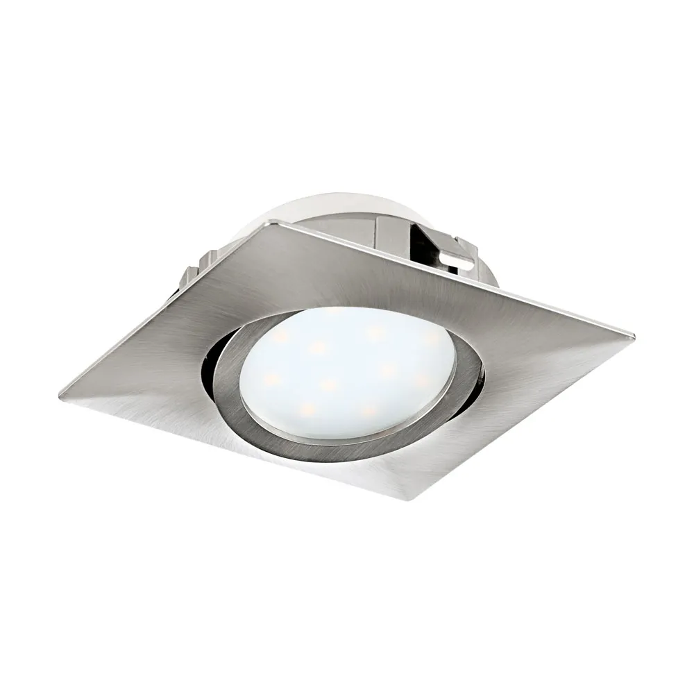 Beltéri LED beépíthető lámpa 6W 8,4cm m.nikkel Pineda