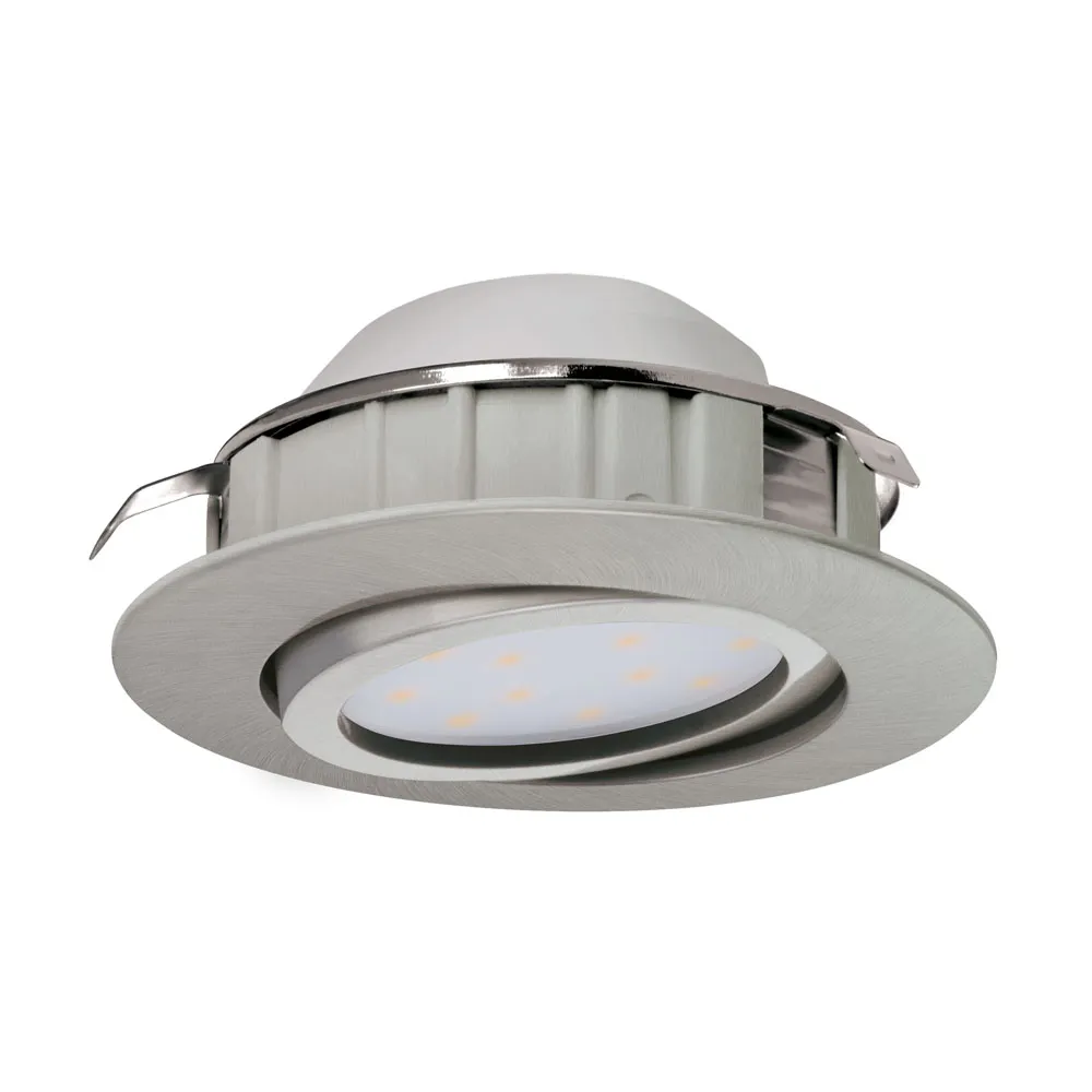 Beltéri LED beépíthető lámpa 6W 8,4cm mnikkel Pineda