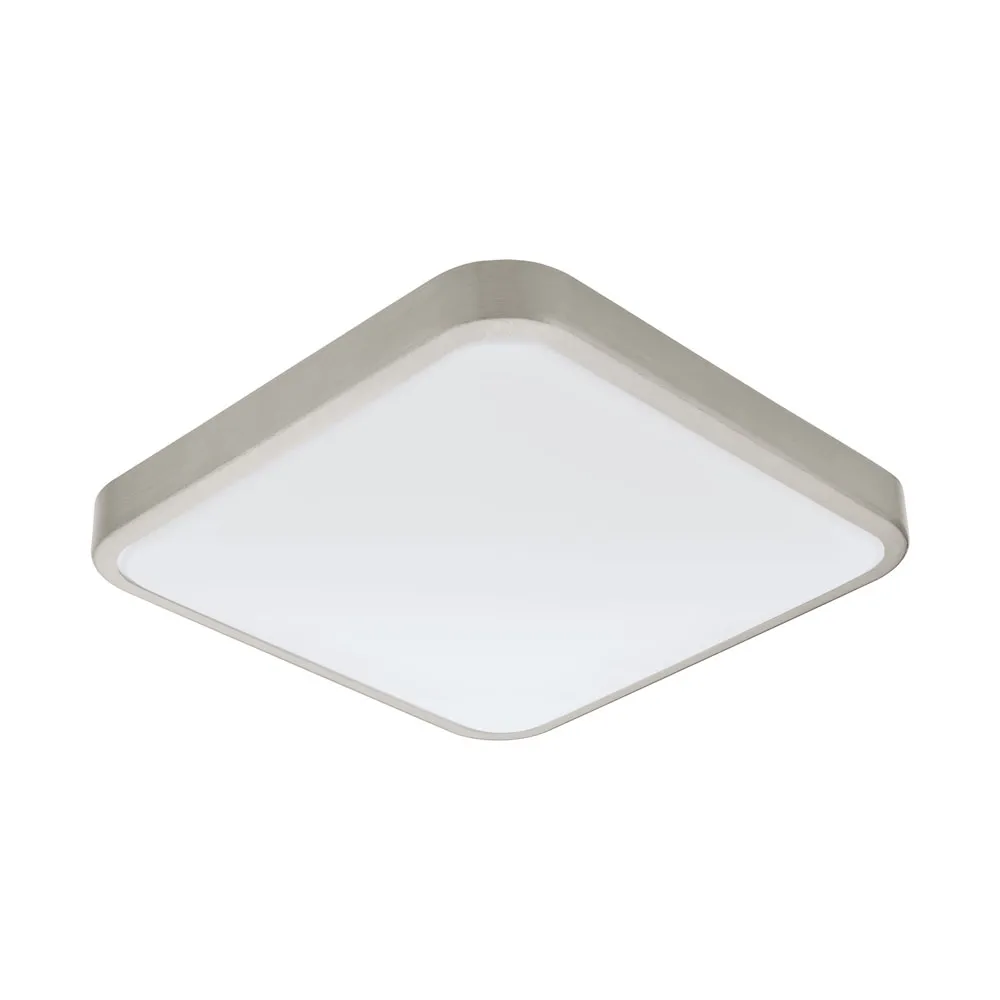 Beltéri LED mennyezeti lámpa 16W matt nikkel/fehér Manilva...