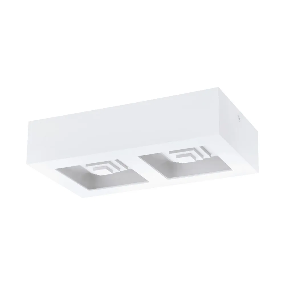 Beltéri LED mennyezeti lámpa 2x6,3W fehér Ferreros