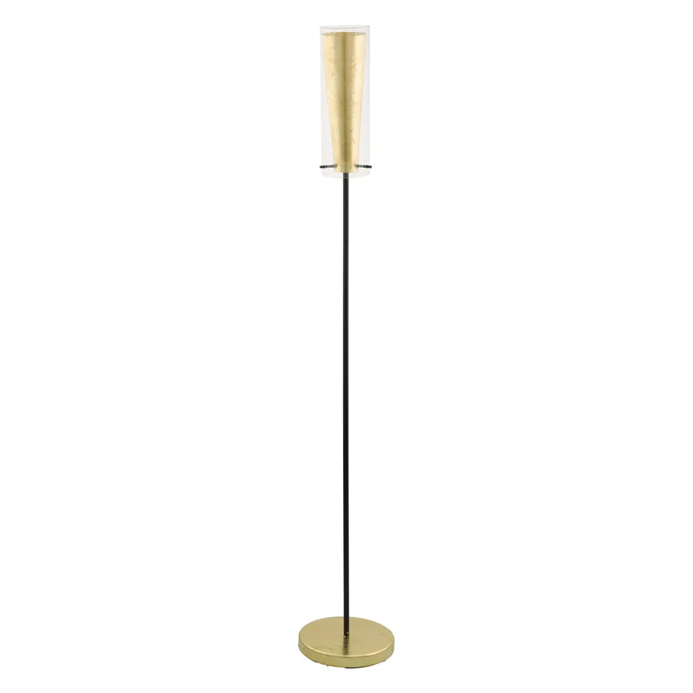 Pinto Gold  Beltéri állólámpa E27 1x40W fekete/arany 