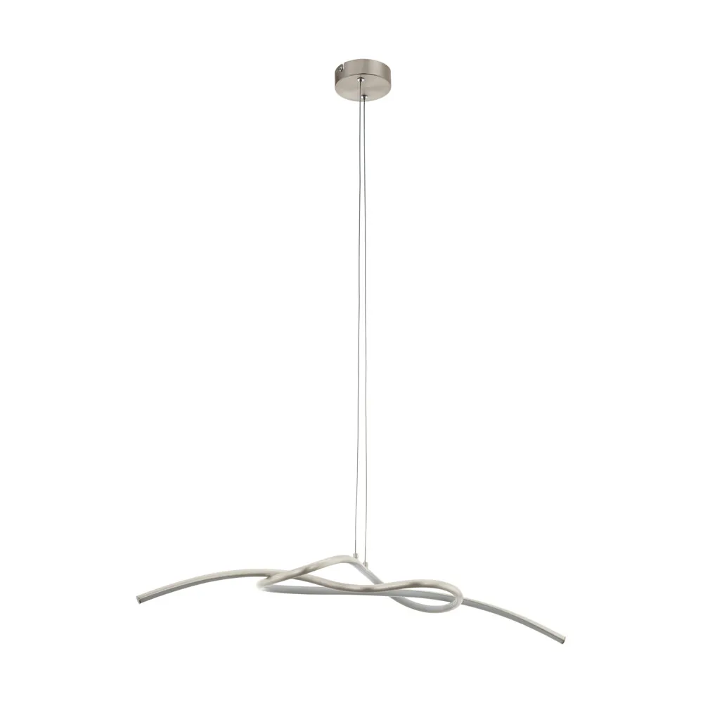 Beltéri LED függeszték 16W m.nikkel/fehér Novafeltria