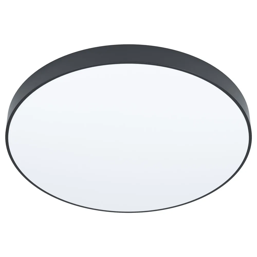 Beltéri LED mennyezeti lámpa 24W 45cm fekete Zubieta