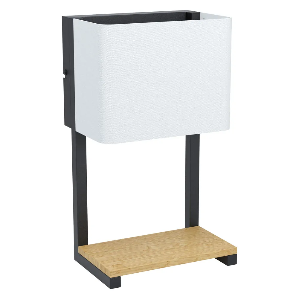 Beltéri LED fali lámpa 5,4W 410Lm fekete/fehér/fa Galdakao...