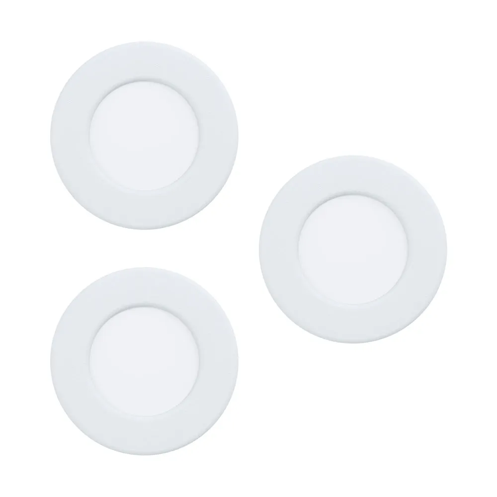 Beltéri LED süllyesztett lámpa 3x2,7W 3000K fehér Fueva...