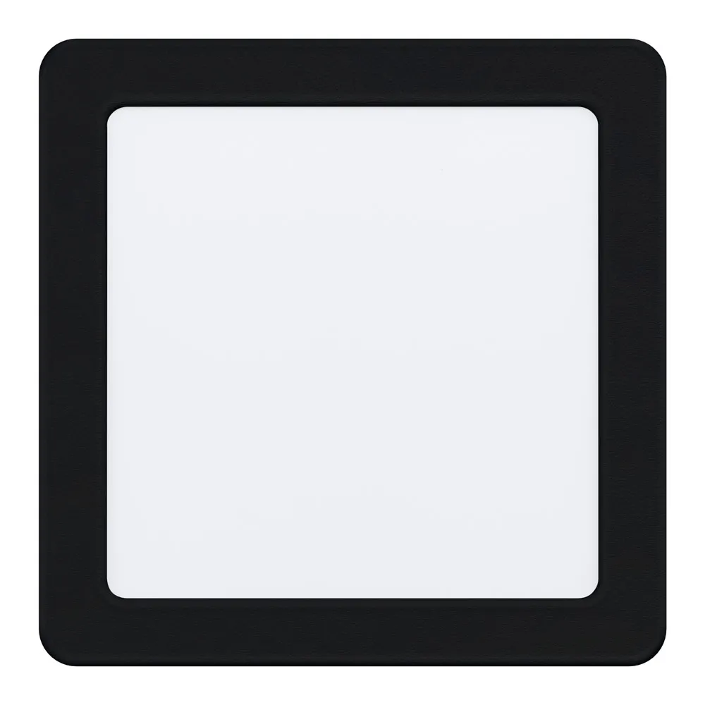 Beltéri LED süllyesztett lámpa 11W 4000K fekete Fueva