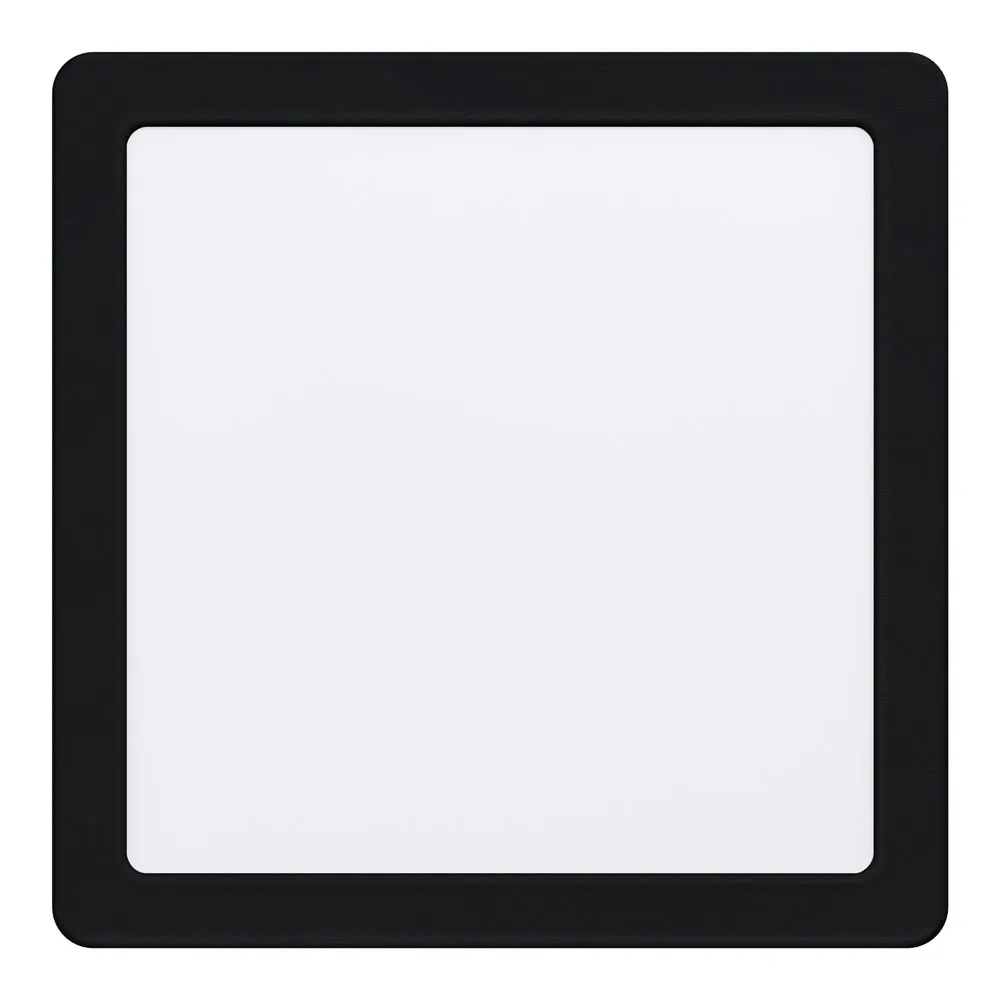 Beltéri LED süllyesztett lámpa 17W 4000K fekete Fueva