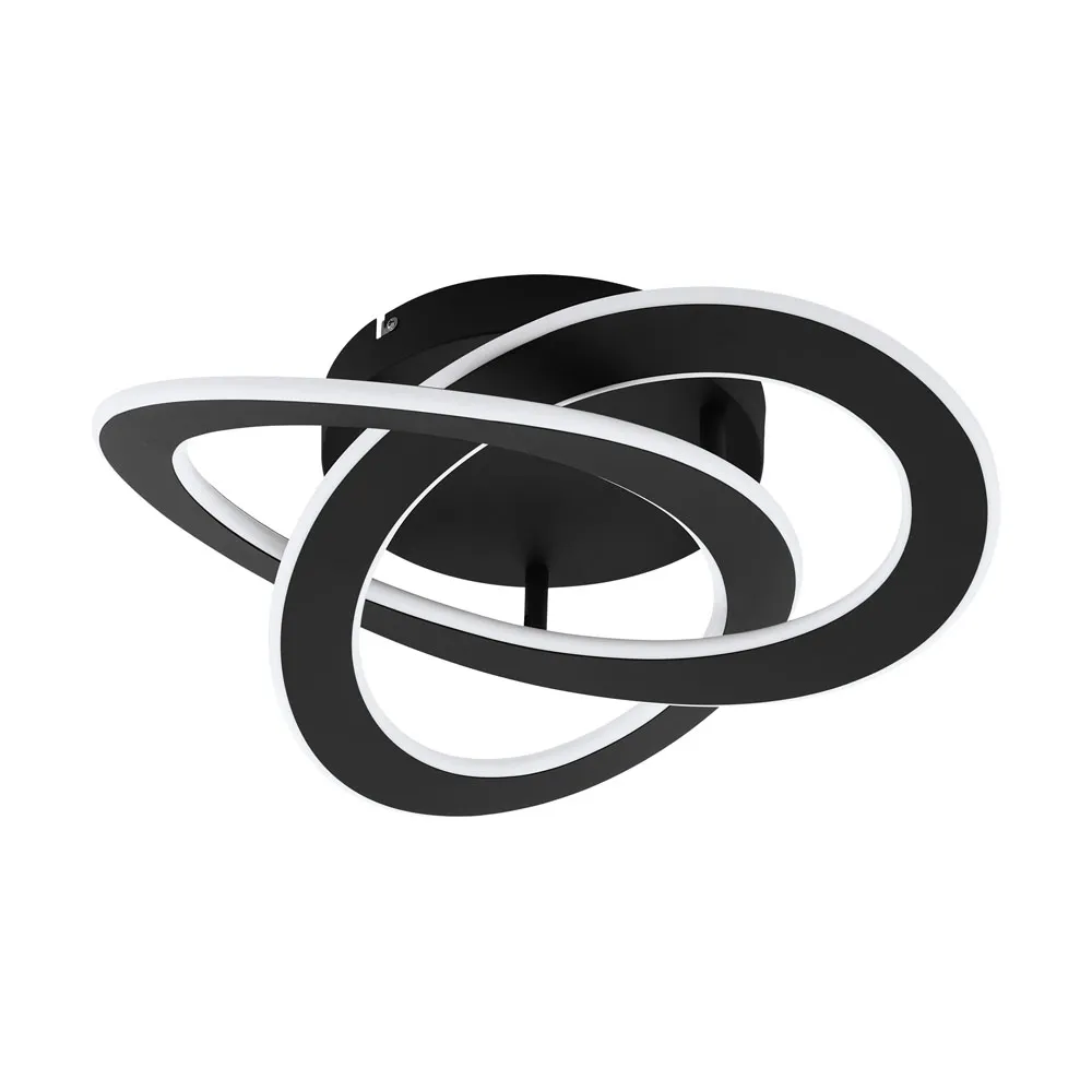 Beltéri LED mennyezeti lámpa SCHWARZ/WEISS 35W 5500lm feke...