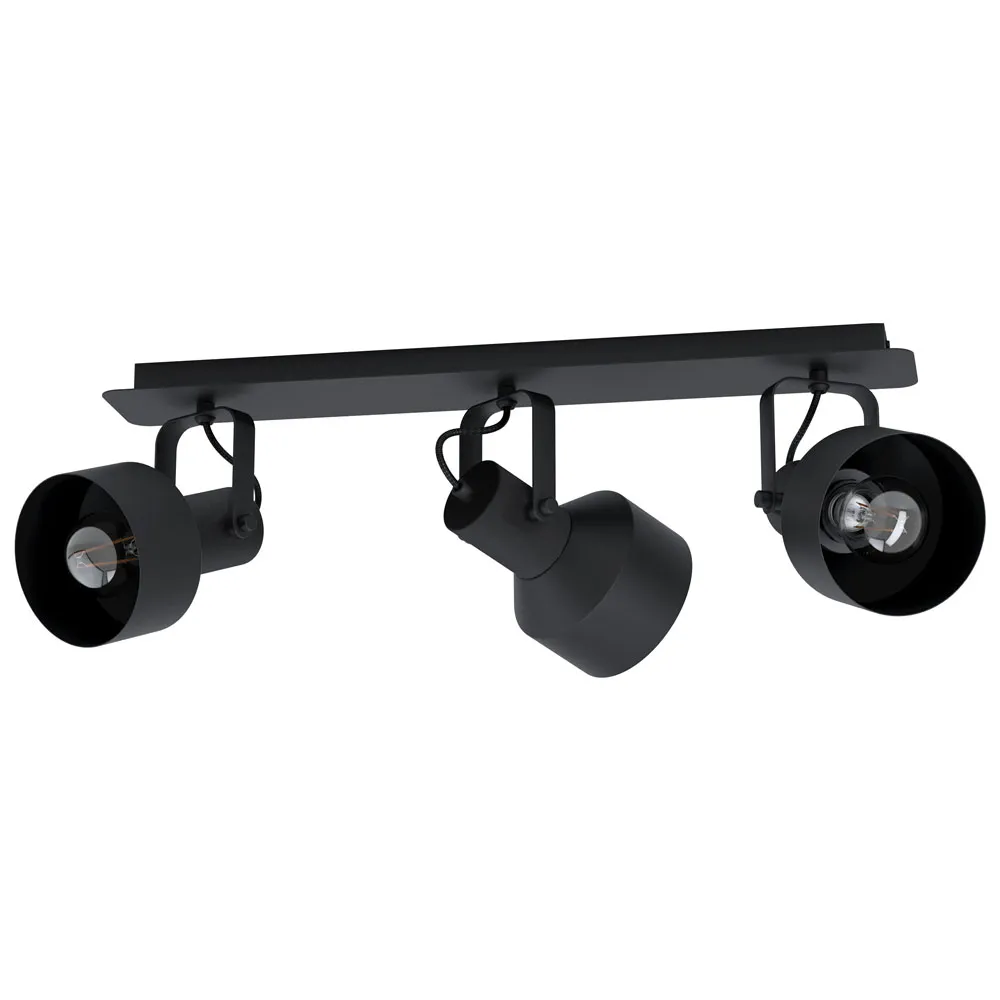 Mennyezeti lámpa E27 3x28W fekete Casibare