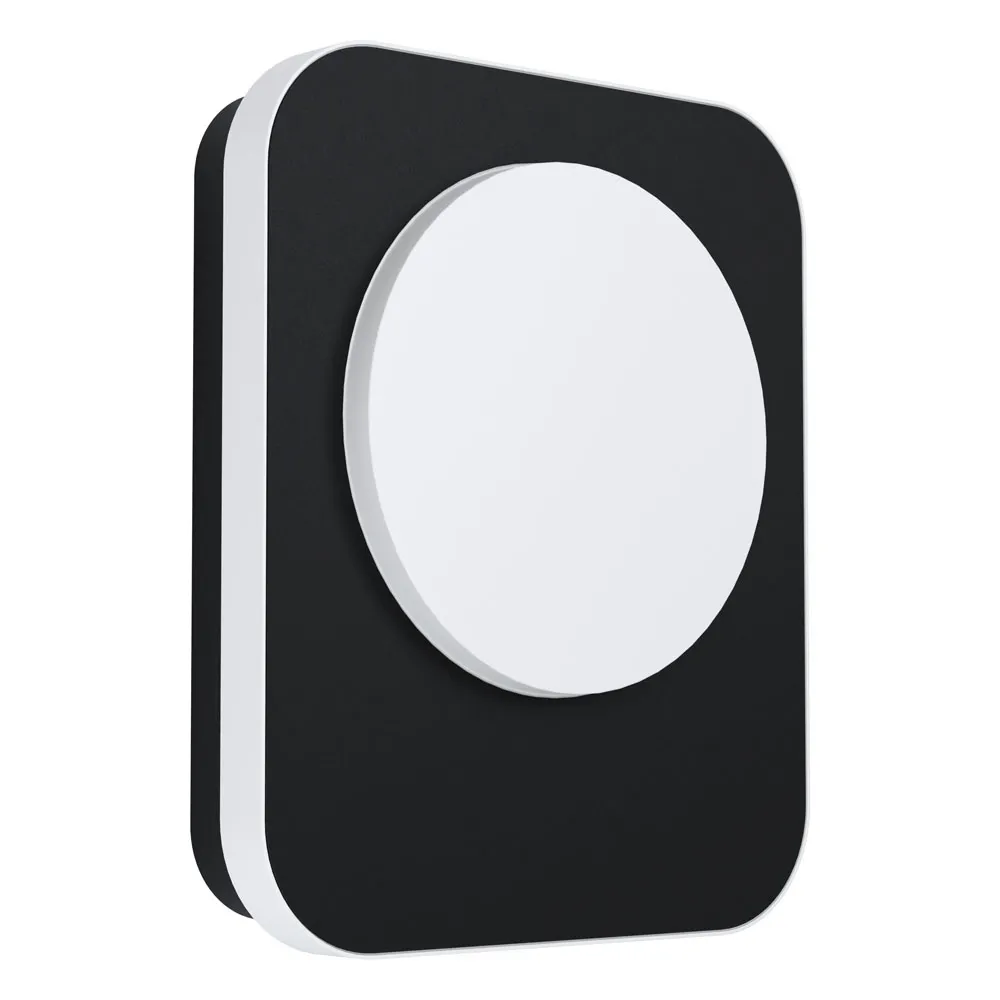 Kültéri LED fali lámpa 9W fekete/fehér IP44 Madriz