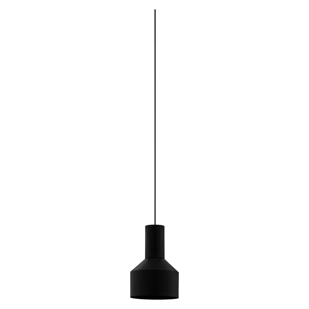 Függeszték E27 1x40W fekete TB Casibare