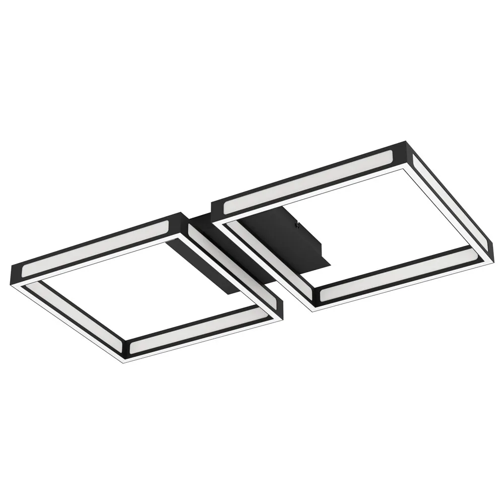 Beltéri LED mennyezeti lámpa 24W 65x30cm fekete/fehér Alta...