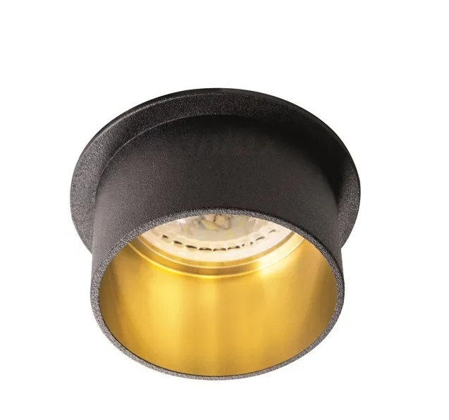 SPAG dekorációs keret spot lámpához GX5,3 fekete/ arany...