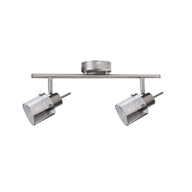 Beltéri karos spotlámpa 2xG9, ezüst EVELI 