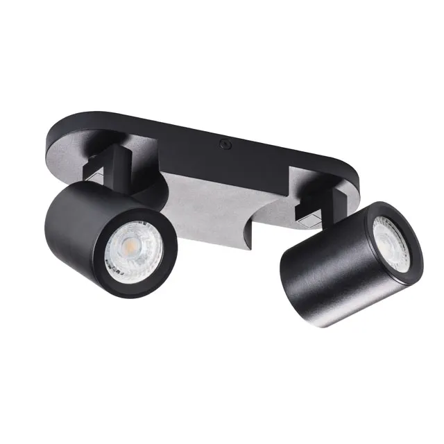 LAURIN beltéri karos spotlámpa EL-2I 2xGU10 35W fekete