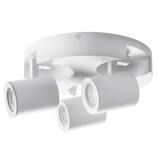 LAURIN beltéri karos spotlámpa EL-3O 3xGU10 35W fehér