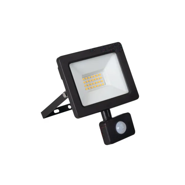 Kültéri LED reflektor 20W 1800lm 4000K fekete GRUN