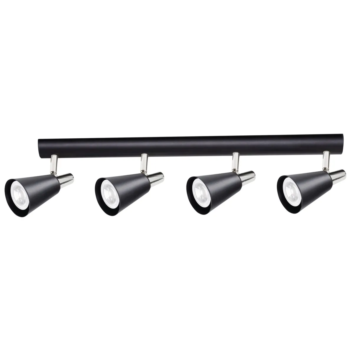 Beltéri karos spot lámpa GU10 4x35W fekete SEMPRA